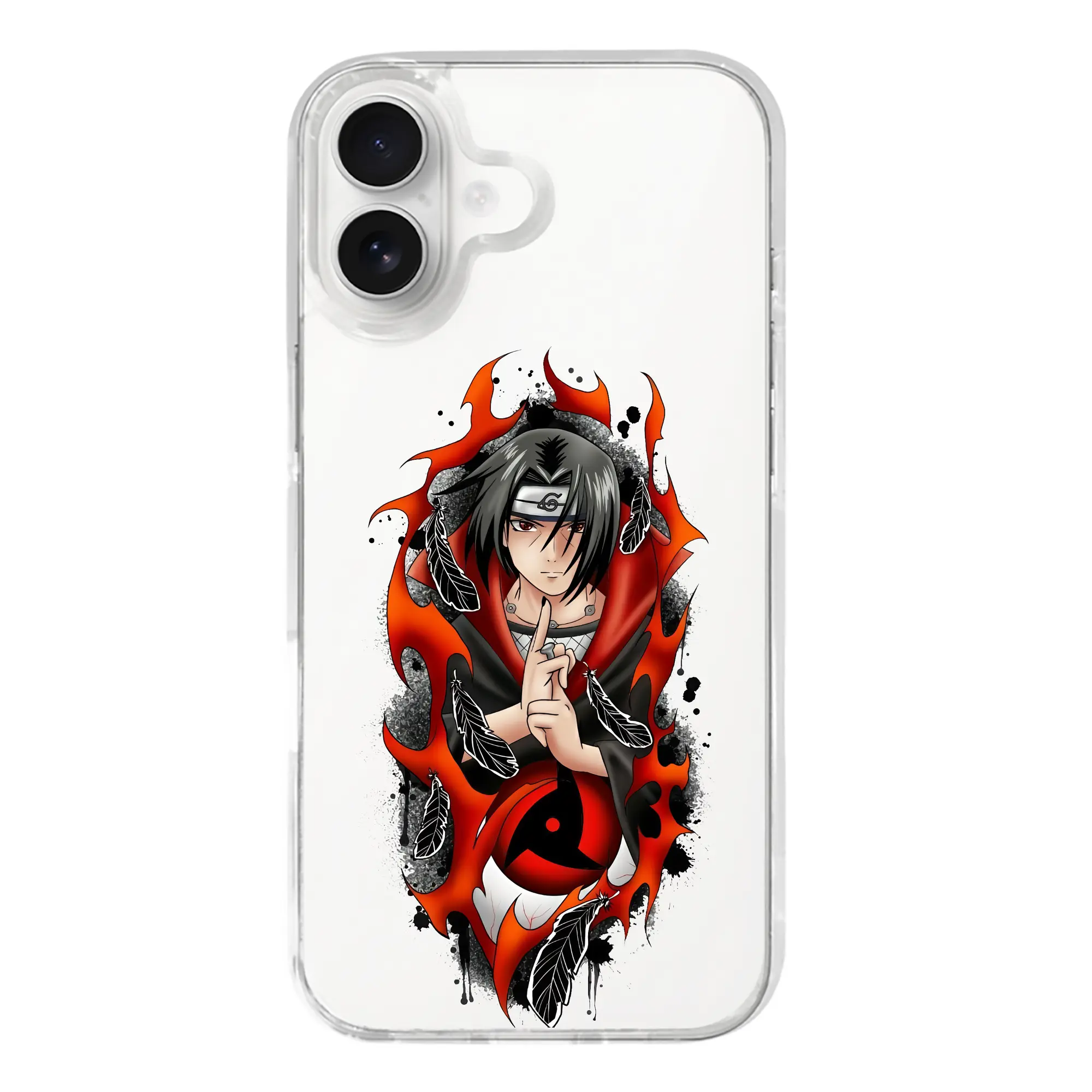 ナルト グッズ うちは イタチ - iPhone 17シリーズ 透明スマホケース – 薄型・耐衝撃・精密フィット保護カバー